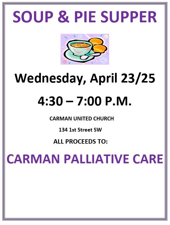 Soup and Pie Fundraiser